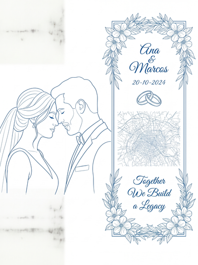 Boda (anillos + mapa)